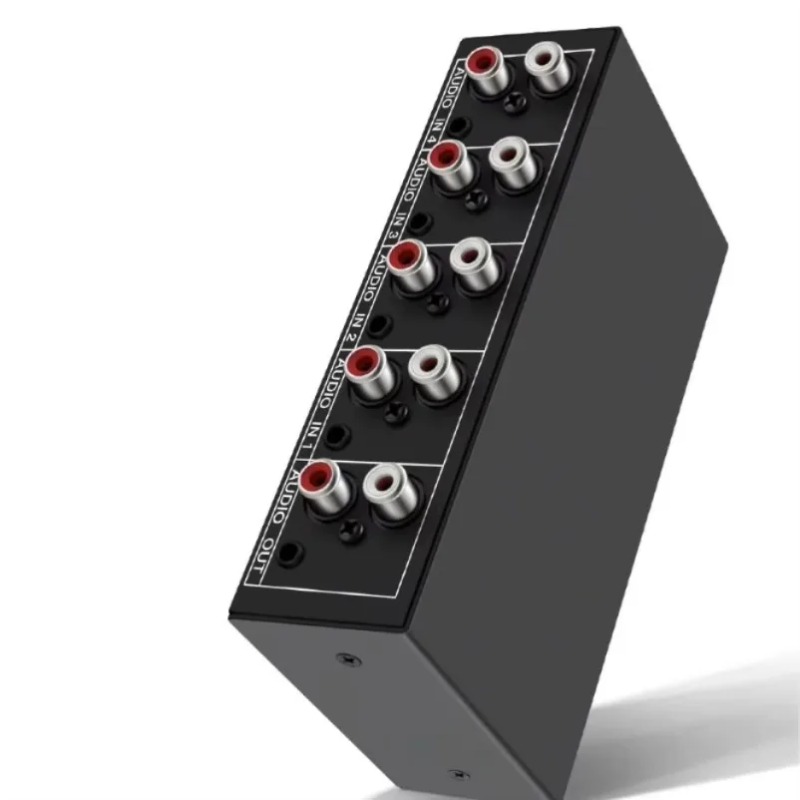 Musical Instrument Vector - 4-Way 3.5mm Audio Input Selector Switch