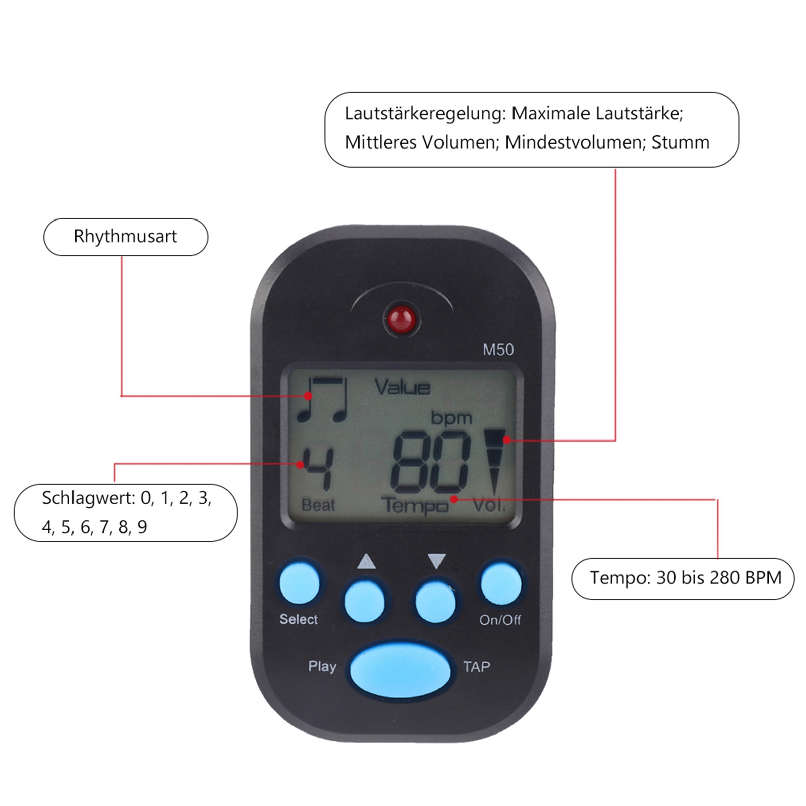 Mini Metronome Professional Cl – Musical Instrument Violin recenzja i cena