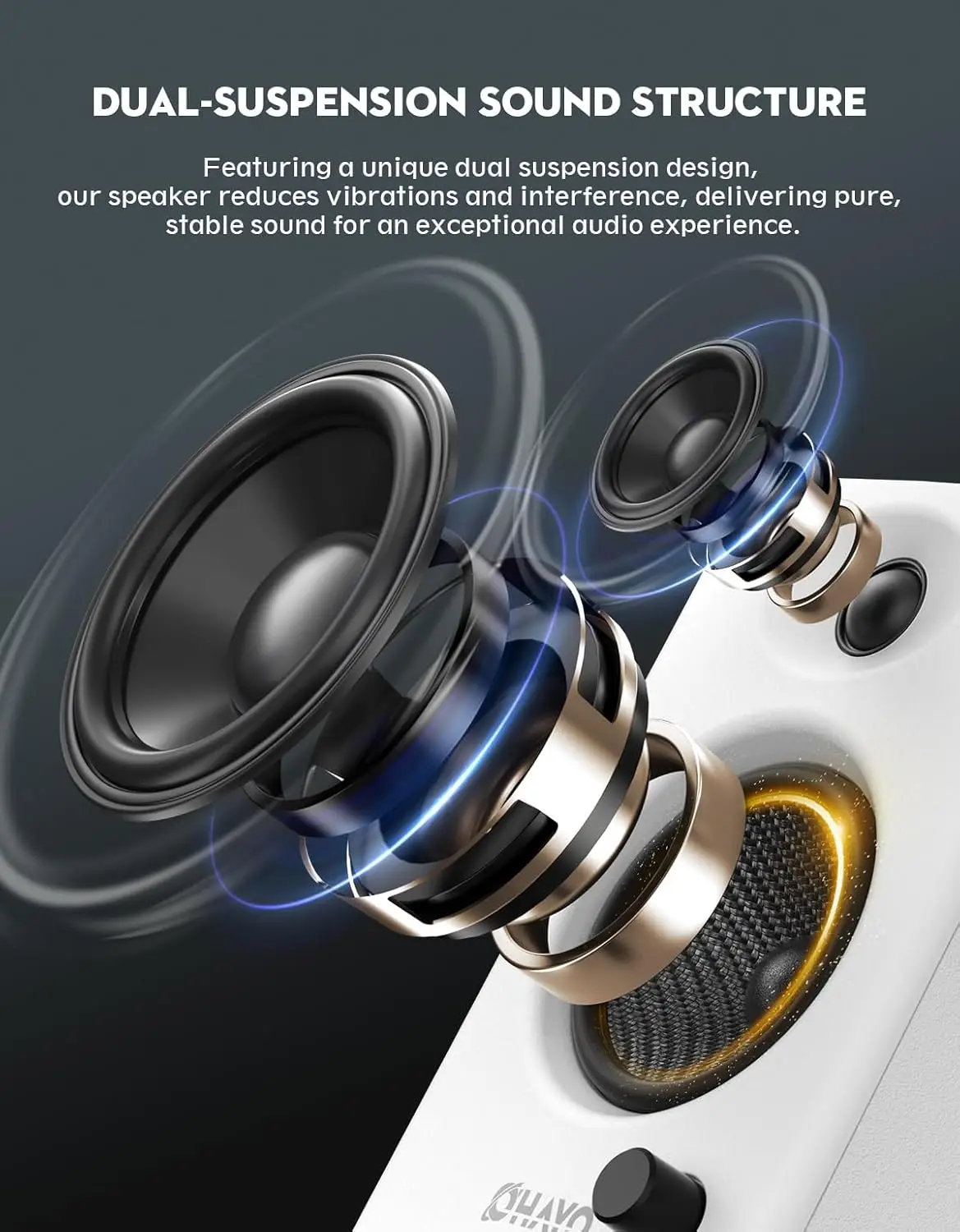 OHAYO 60W Computer Speakers fo – Musical Instrument Vector recenzja i cena