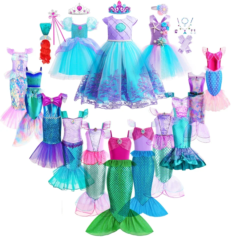 Mermaid Dress Girls Kids Cospl – Musical Instrument Trombone recenzja i cena