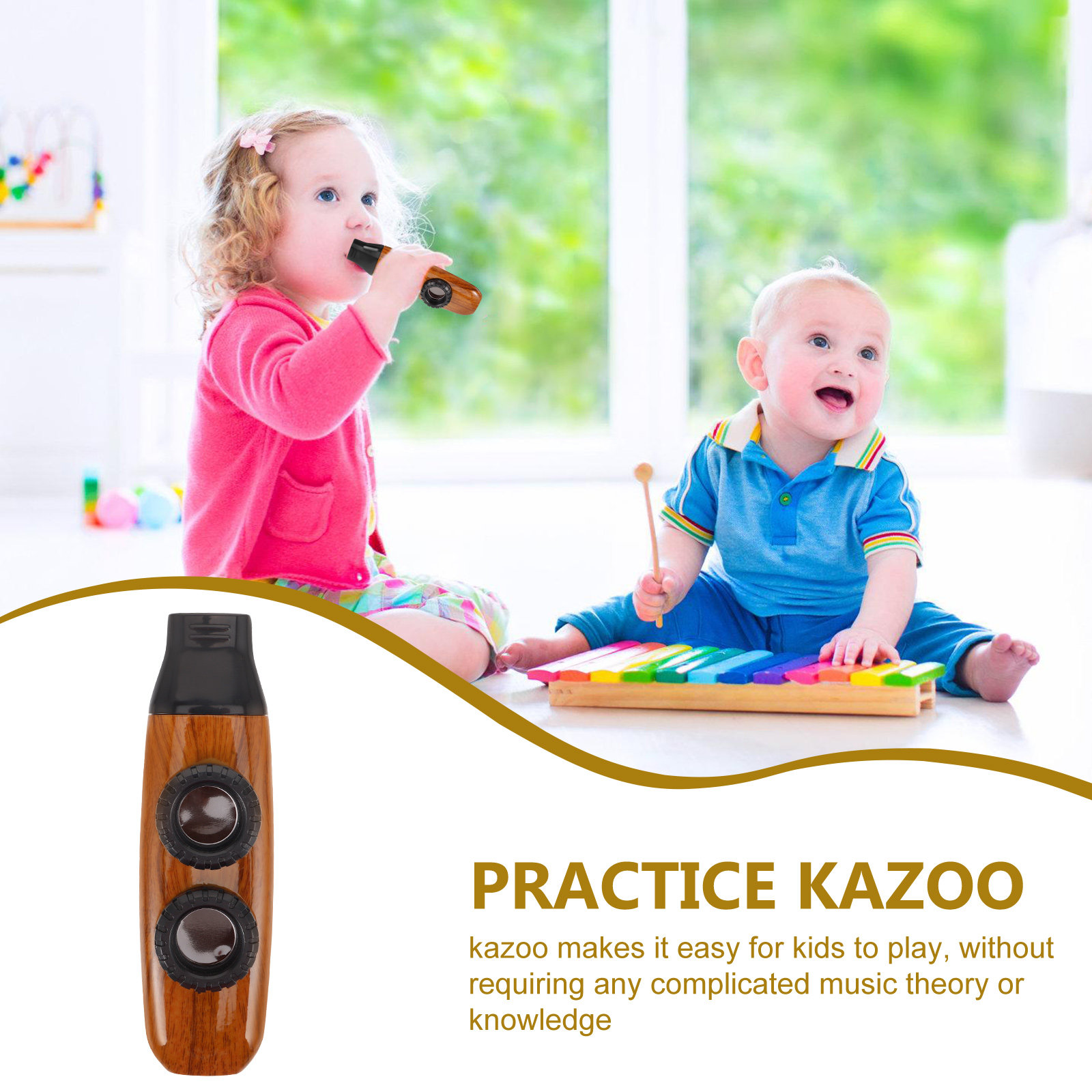 1Set Compact Practice Kazoo Mu – Musical Instrument Violin recenzja i cena