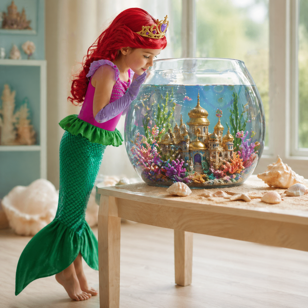 Ariel Little Mermaid Short Sle – Musical Instrument Trombone recenzja i cena