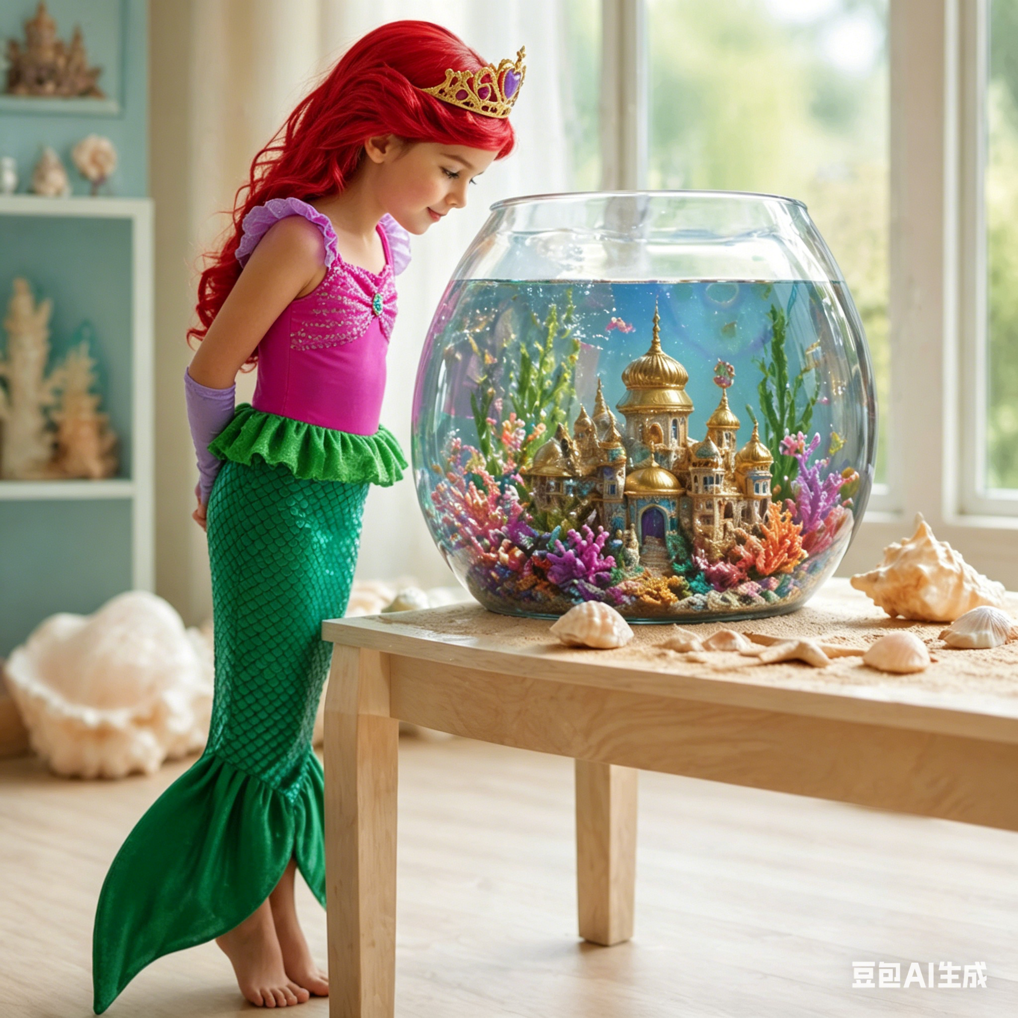 Ariel Little Mermaid Short Sle – Musical Instrument Trombone recenzja i cena