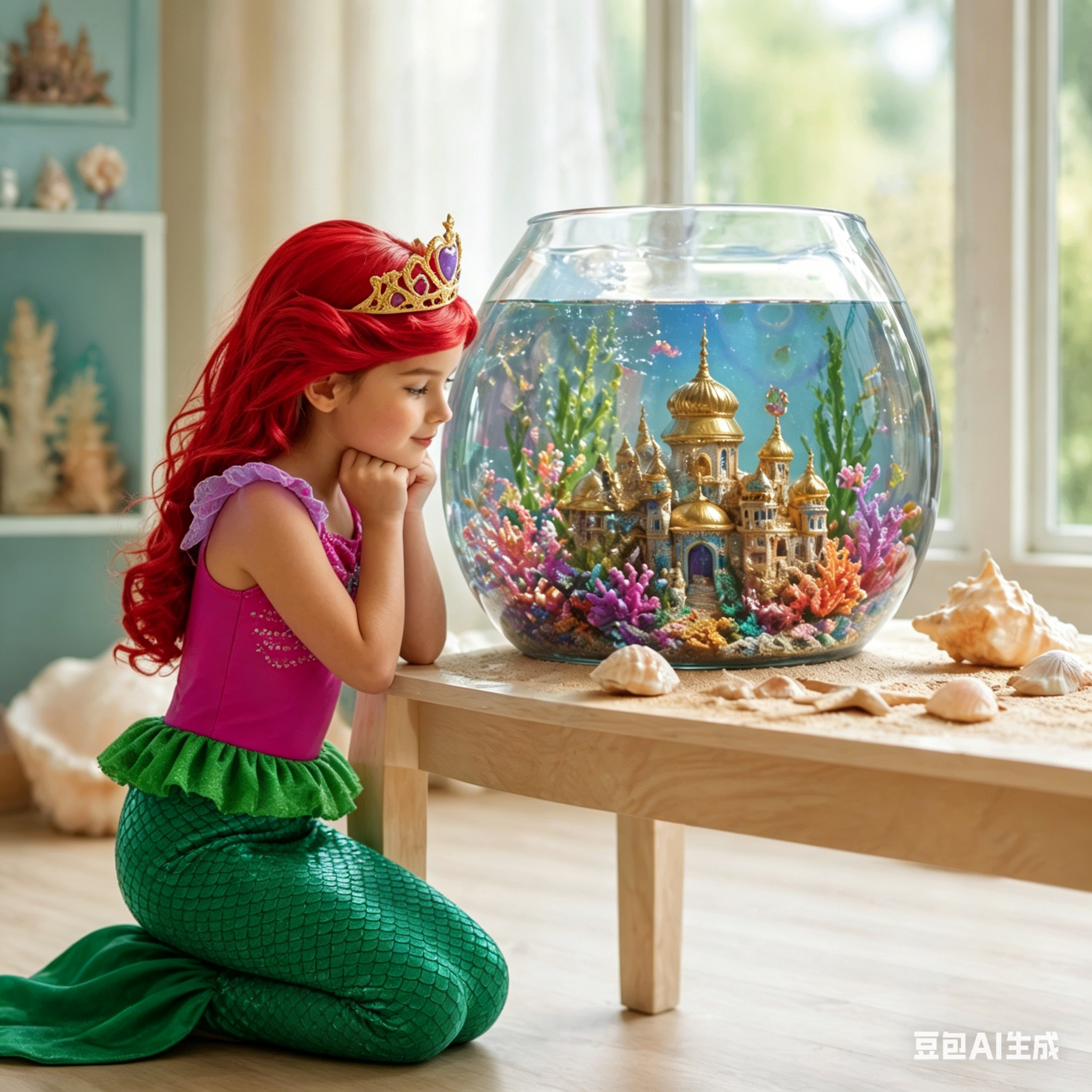 Ariel Little Mermaid Short Sle – Musical Instrument Trombone recenzja i cena