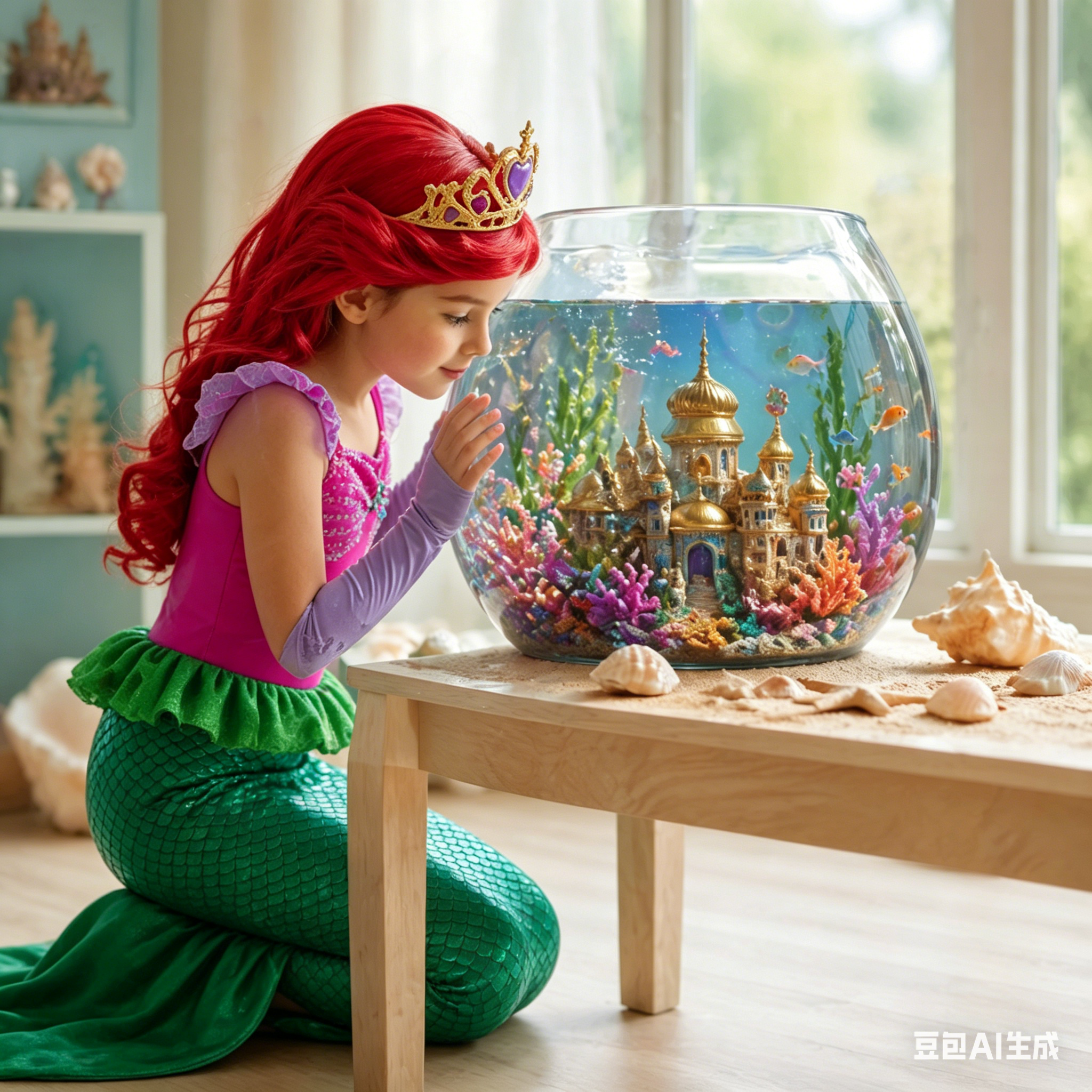 Ariel Little Mermaid Short Sle – Musical Instrument Trombone recenzja i cena
