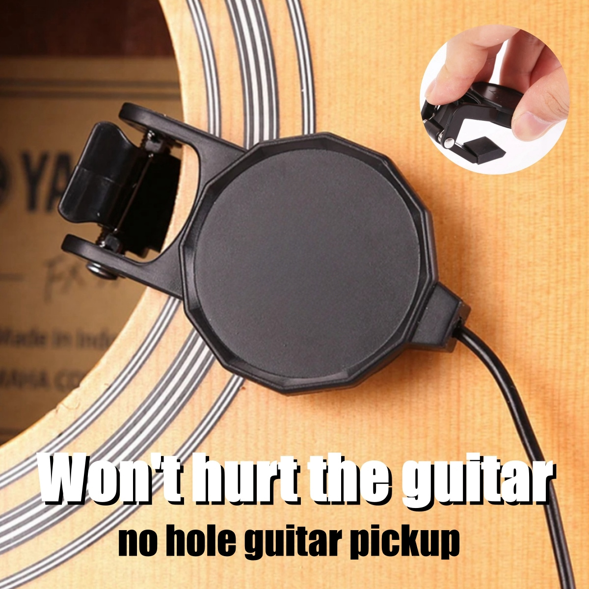 Audio Jack Clip On Pickup for  – Musical Instrument Violin recenzja i cena
