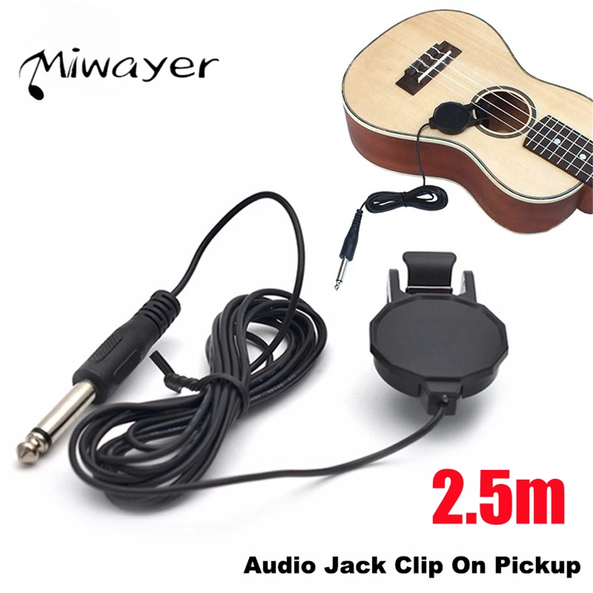 Audio Jack Clip On Pickup for  – Musical Instrument Violin recenzja i cena
