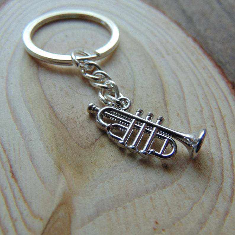 trombone keychain Horn keyring – Musical Instrument Trombone recenzja i cena