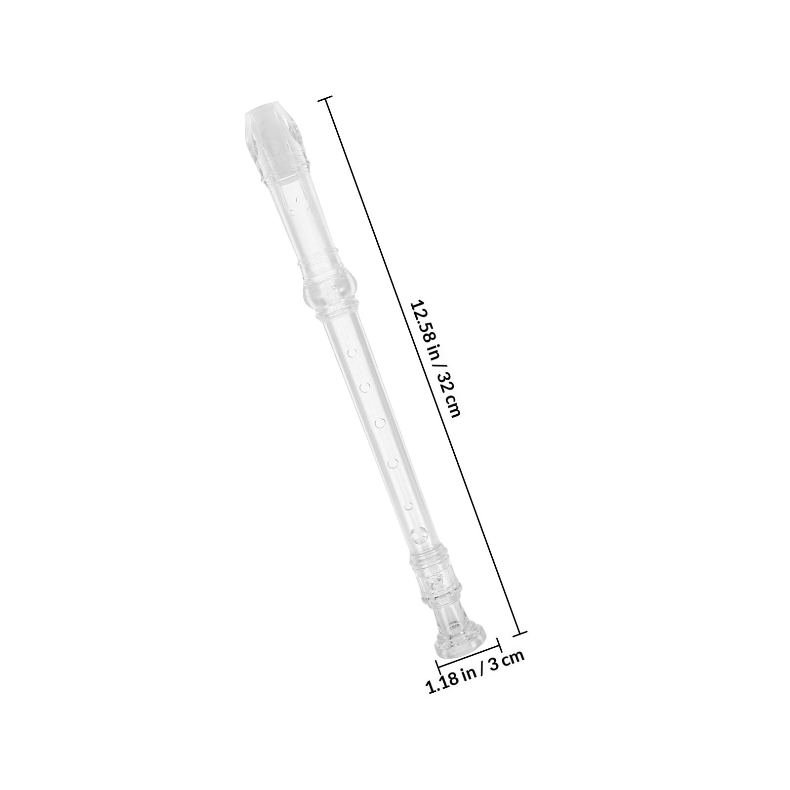 1Set Transparent Plastic 8-Hol – Soprano Recorder Plastic recenzja i cena