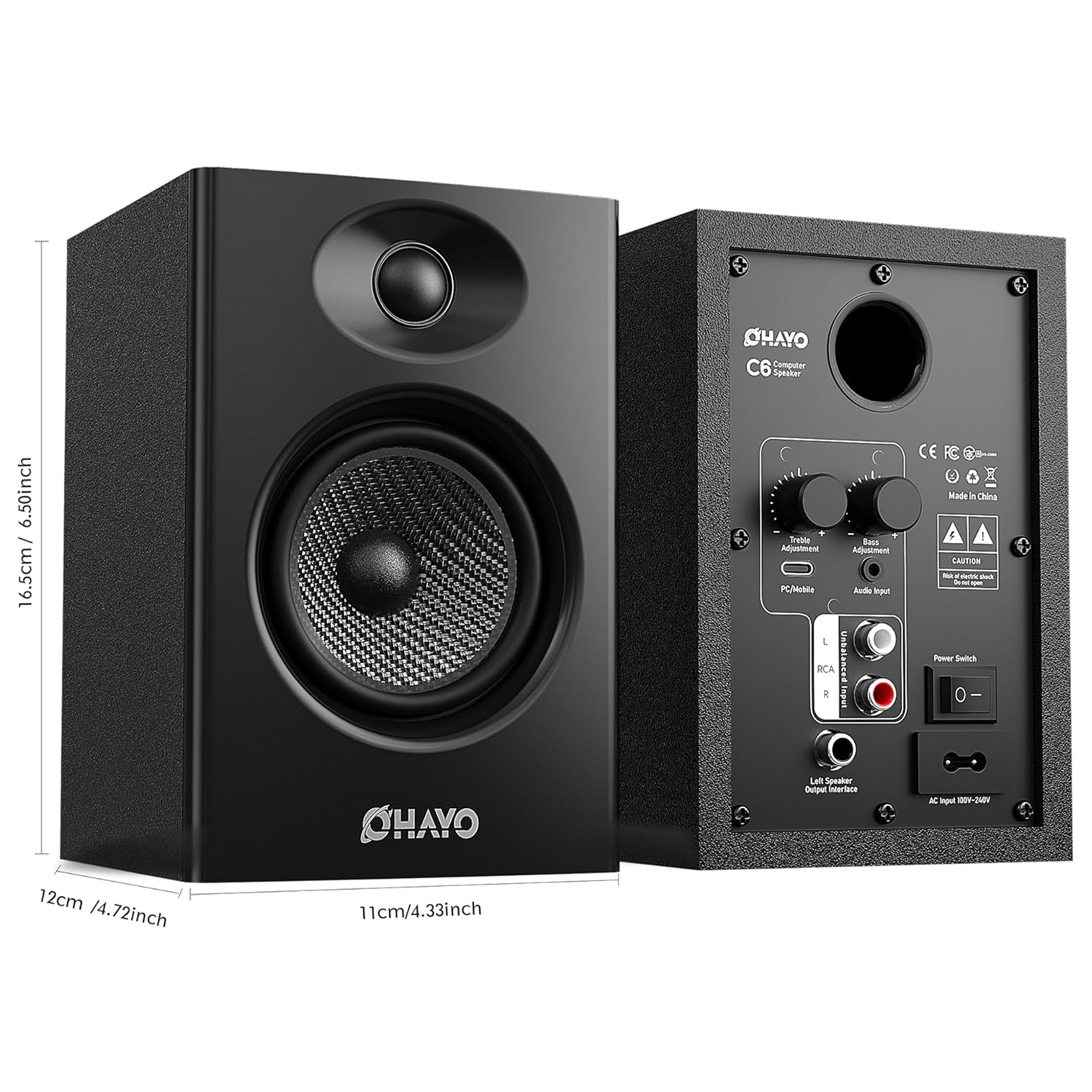 OHAYO 60W Computer Speakers fo – Musical Instrument Vector recenzja i cena
