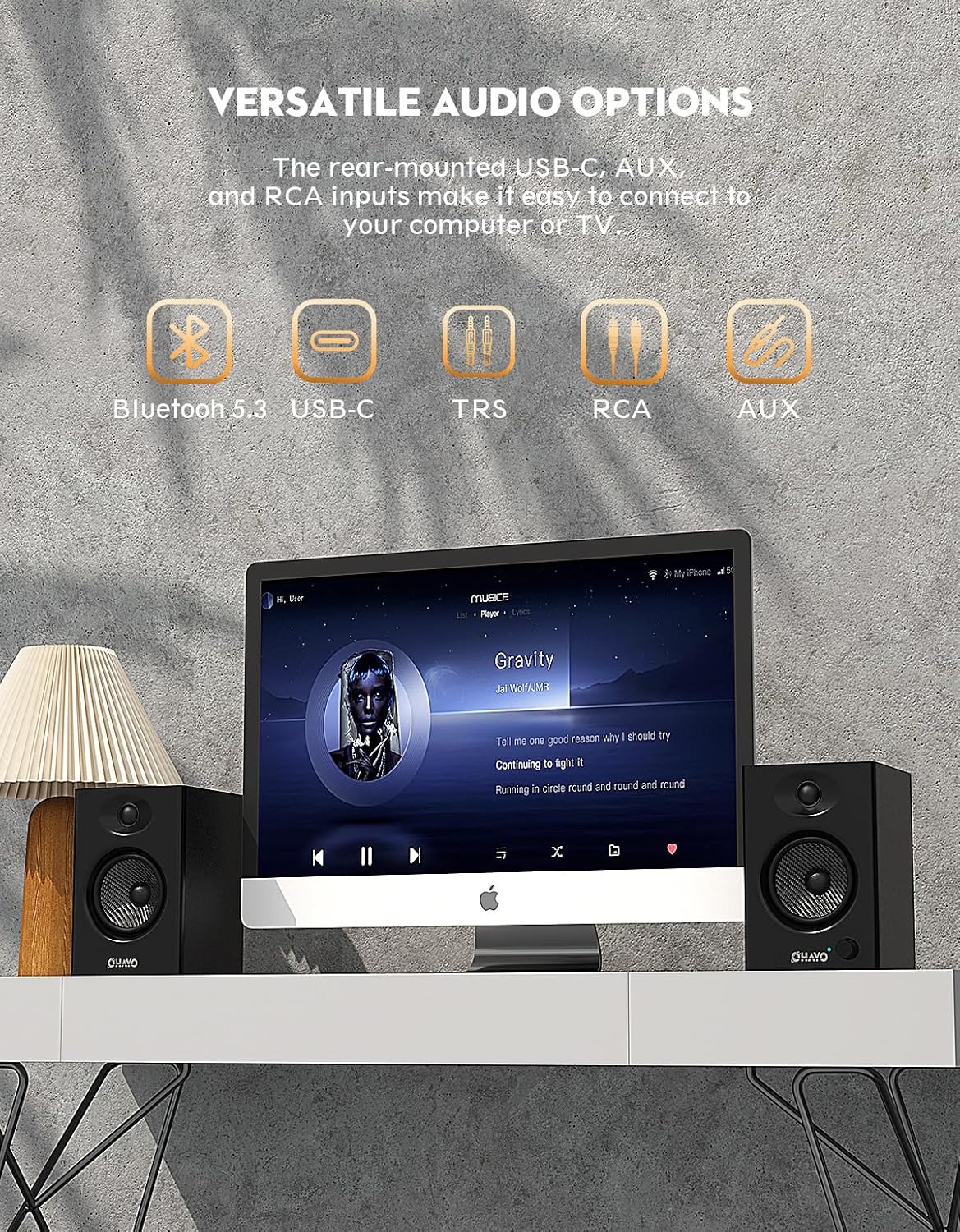 OHAYO 60W Computer Speakers fo – Musical Instrument Vector recenzja i cena
