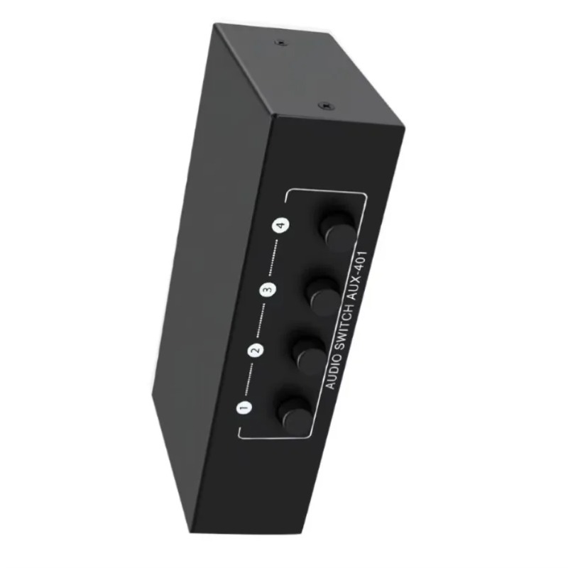 4-Way 3.5mm Audio Input Select – Musical Instrument Vector recenzja i cena