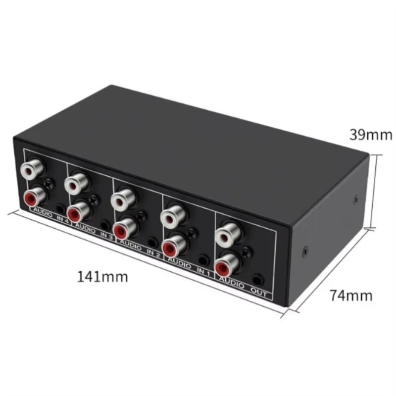 4-Way 3.5mm Audio Input Select – Musical Instrument Vector recenzja i cena