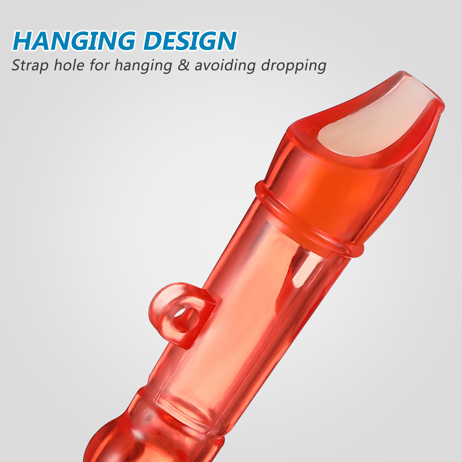 12Pcs Translucent Plastic Sopr – Soprano Recorder Plastic recenzja i cena