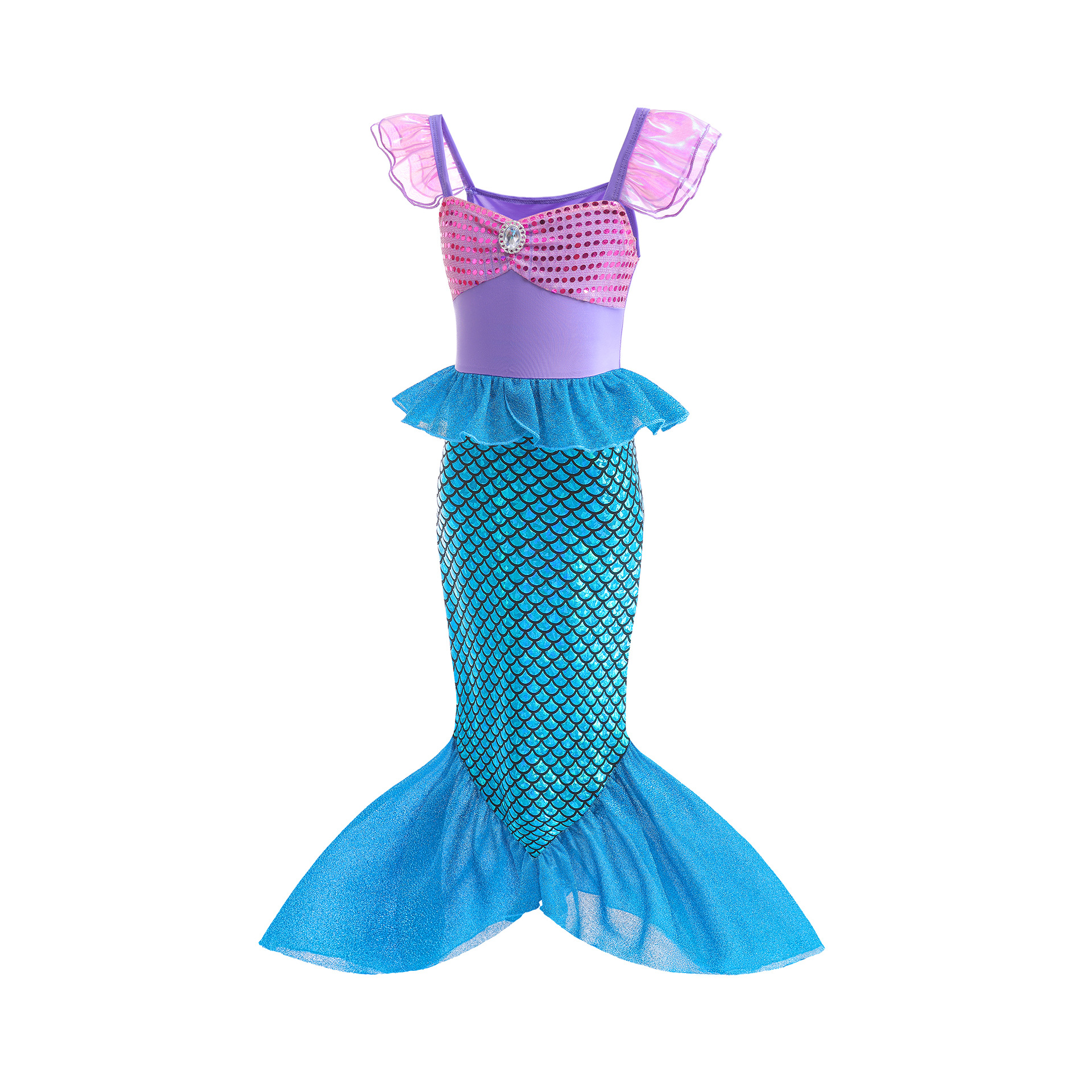 Mermaid Birthday Party Dress S – Musical Instrument Trombone recenzja i cena