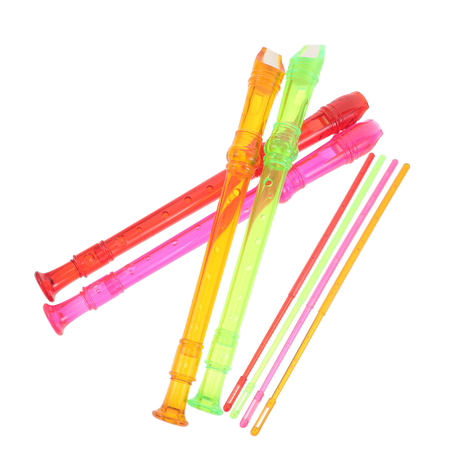 4Pcs Vibrant Transparent Sopra – Soprano Recorder Plastic recenzja i cena