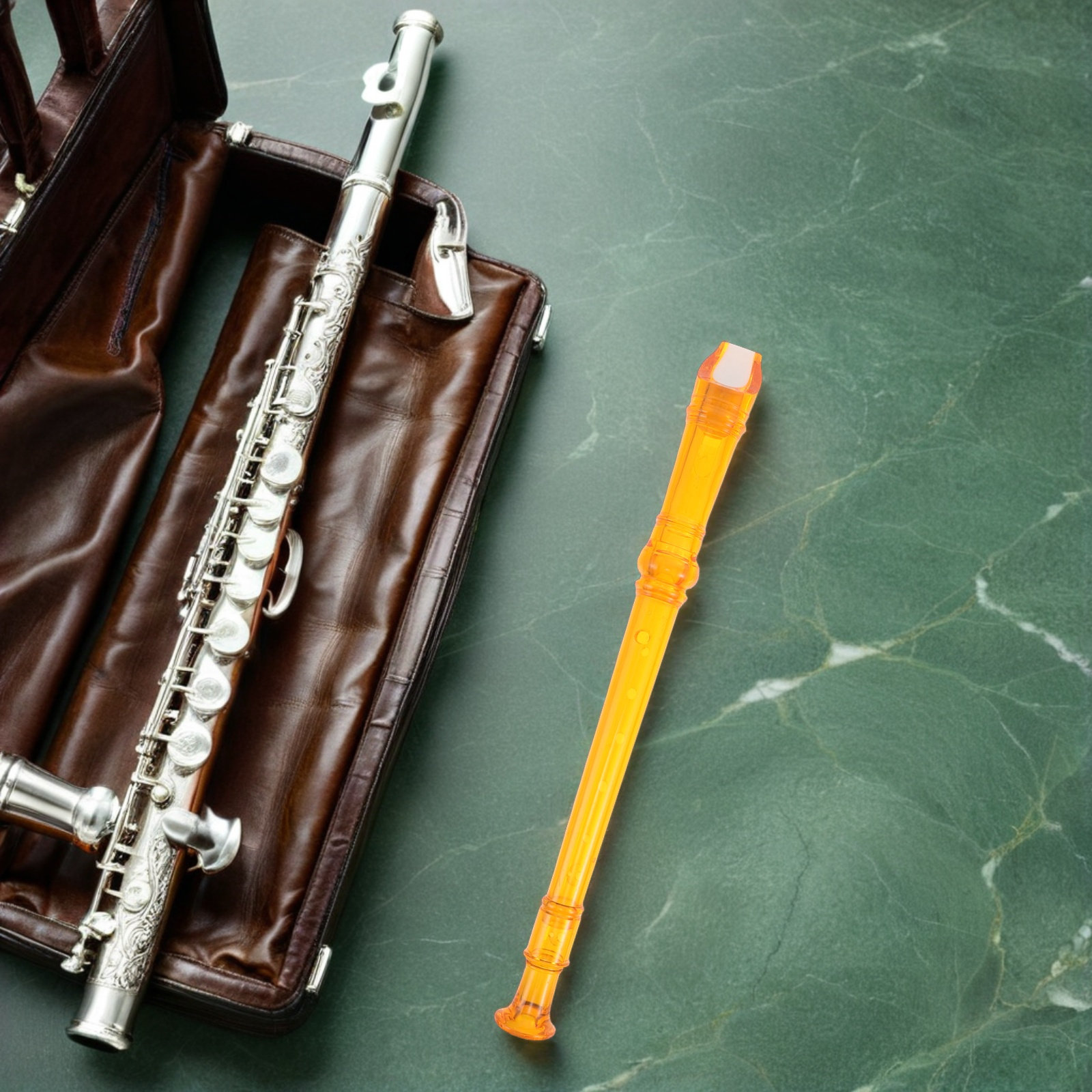 4Pcs Vibrant Transparent Sopra – Soprano Recorder Plastic recenzja i cena