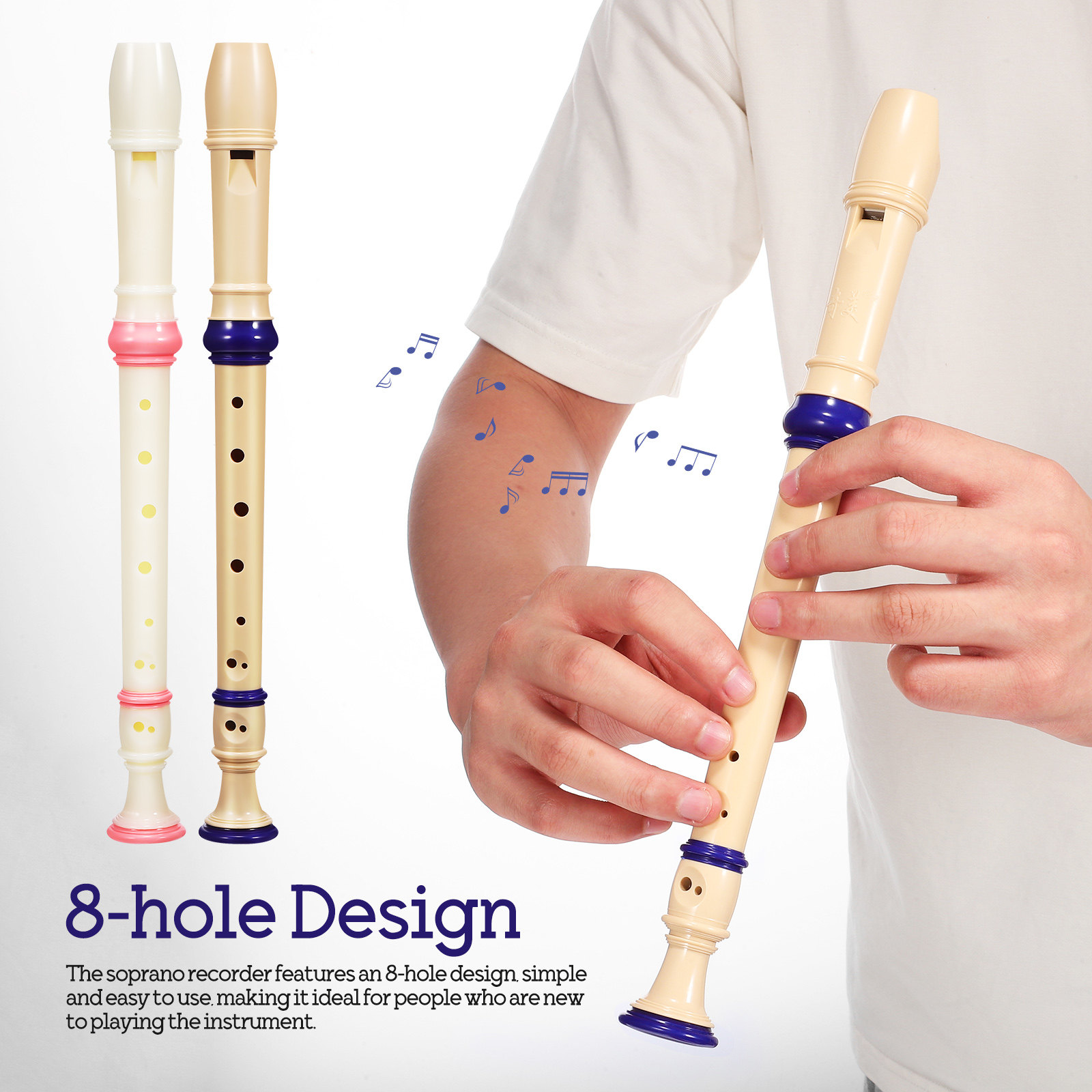 2Pcs Soprano Recorder High Pit – Soprano Recorder Plastic recenzja i cena