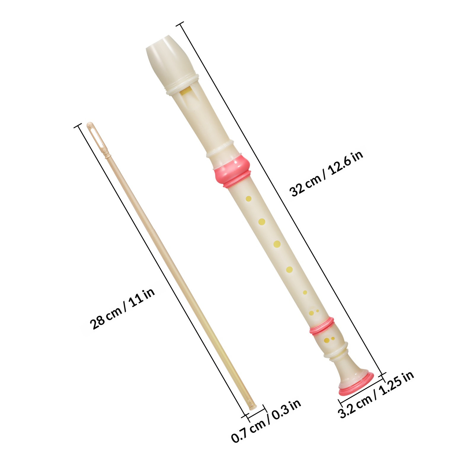 2Pcs Soprano Recorder High Pit – Soprano Recorder Plastic recenzja i cena